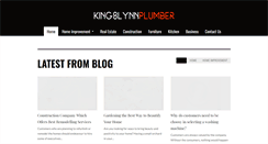 Desktop Screenshot of kingslynnplumber.com